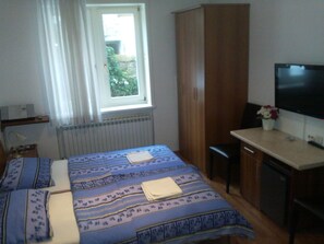 Family Studio Suite, Kitchen, Garden View | View from room