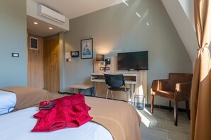 Doppelzimmer, 2 Einzelbetten, Nichtraucher, Stadtblick