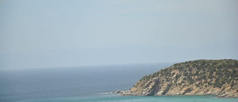 En la playa