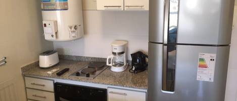 Lägenhet - 1 dubbelsäng - icke-rökare | Eget kök | Stort kylskåp, mikrovågsugn, ugn och spishäll