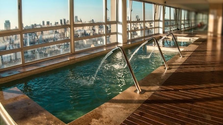 Indoor pool, outdoor pool