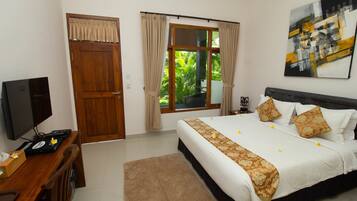 Deluxe Double Bungalow Room with Garden View | Frigobar, cofres nos quartos, individualmente decorados