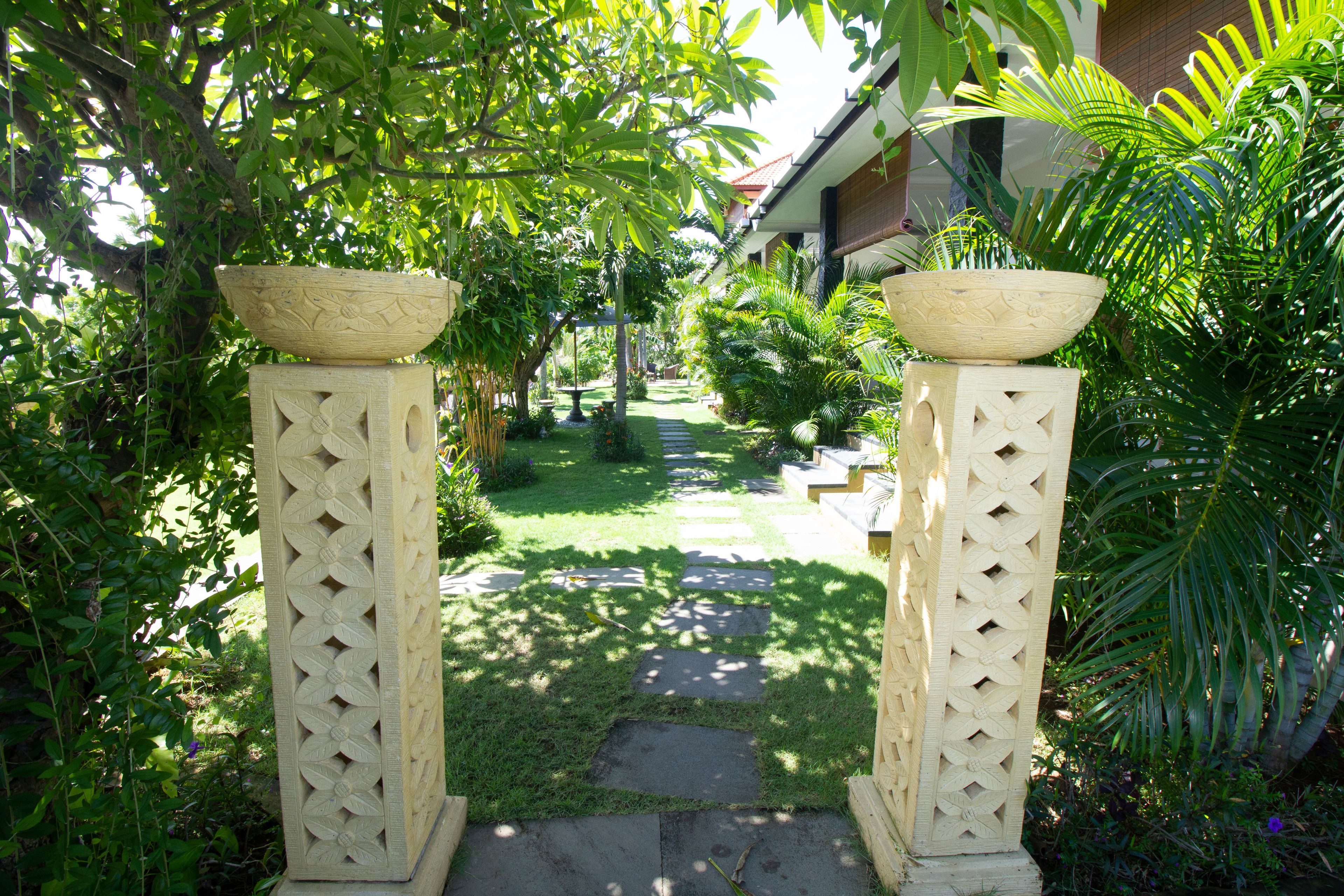 Entrée de l’hébergement