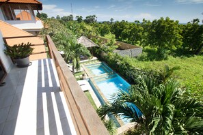 Deluxe Upper Double Villa Room with Bath | Balcony view - Ocean Villa Dive Resort - Tulamben (Tulamben)