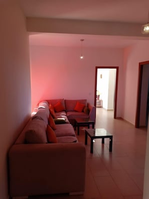 Design Villa, 6 Bedrooms, Private Pool | Living area | Flat-screen TV - Villa d'Ourika 2 (Marrakech)