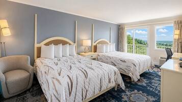 Standard Room, 2 Queen Beds, Non Smoking | Premium bedding, desk, laptop workspace, iron/ironing board