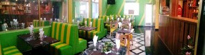Breakfast, lunch, dinner served; local and international cuisine