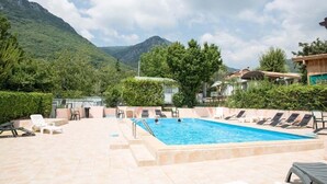 Seasonal outdoor pool - Camping le Mas Fleuri (Sospel)