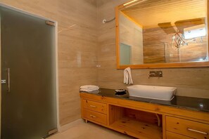 Shower, hair dryer, towels, soap - Amala  - abode in the clouds (Tehri Gharwal)