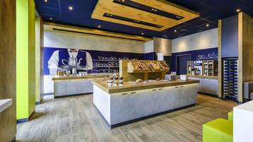 Daily buffet breakfast for a fee