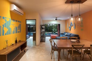 Apartment, 2 Bedrooms | Living area | LCD TV - Paramar by Tulumeando (Tulum)