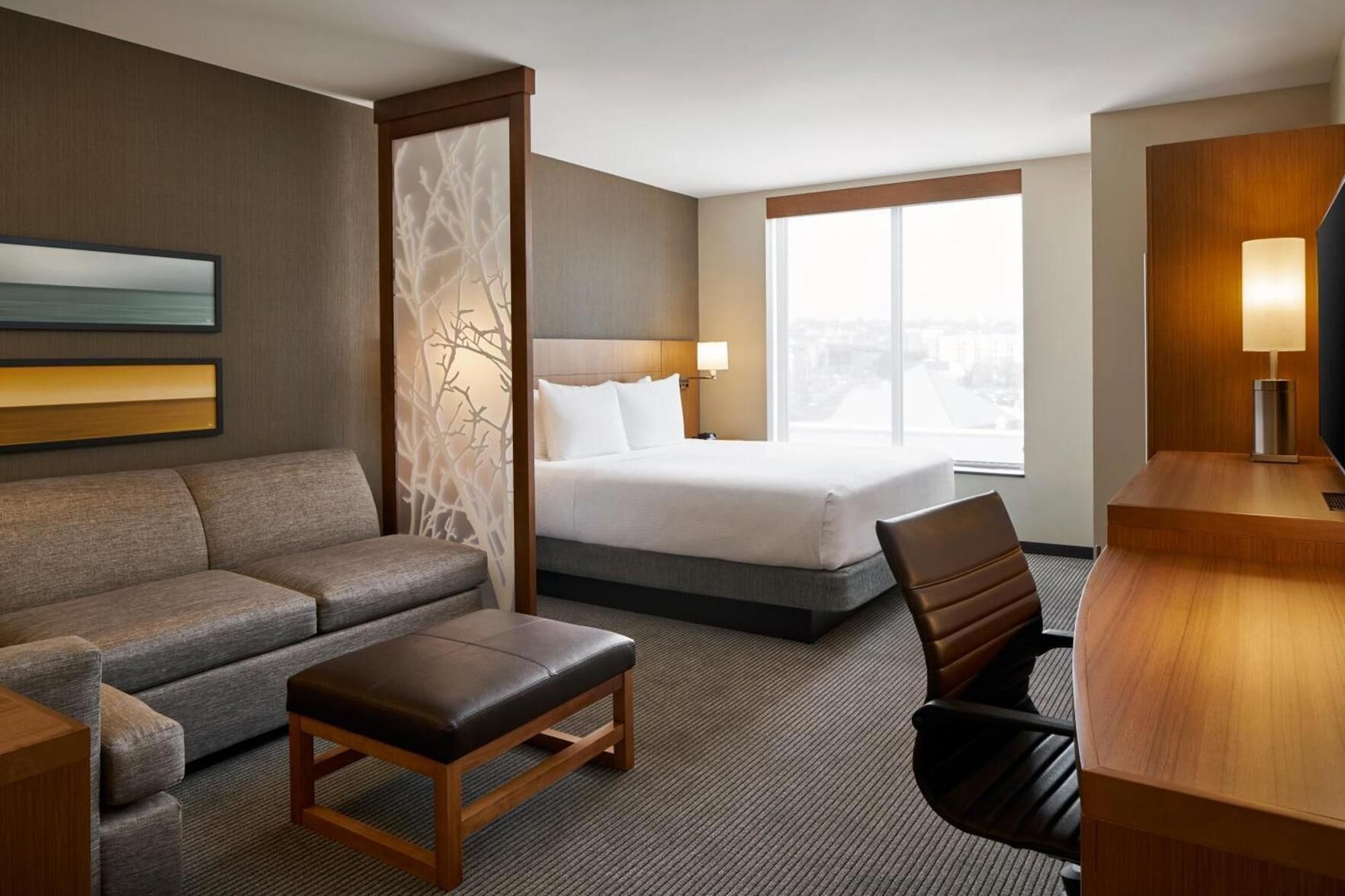 In-room safe, desk, laptop workspace, blackout drapes