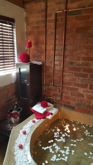 Comfort Double Room, 1 Bedroom | Bathroom | Shower, rainfall showerhead, free toiletries, bathrobes - Millstream Inn Guesthouse (Hartbeespoort)
