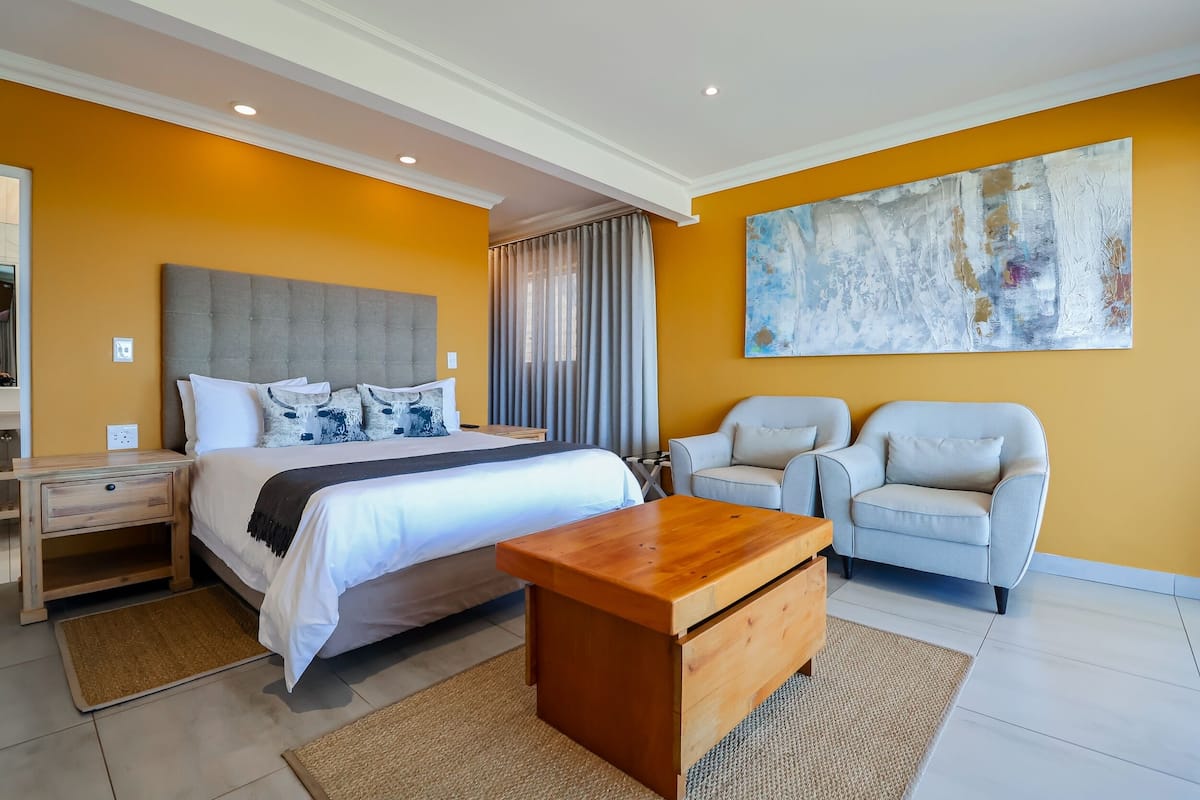 Kamar Double Eksklusif, 1 kamar tidur, Bebas Asap Rokok, pemandangan laut | Seprai premium, selimut bulu angsa, dan tempat tidur Tempur-Pendic