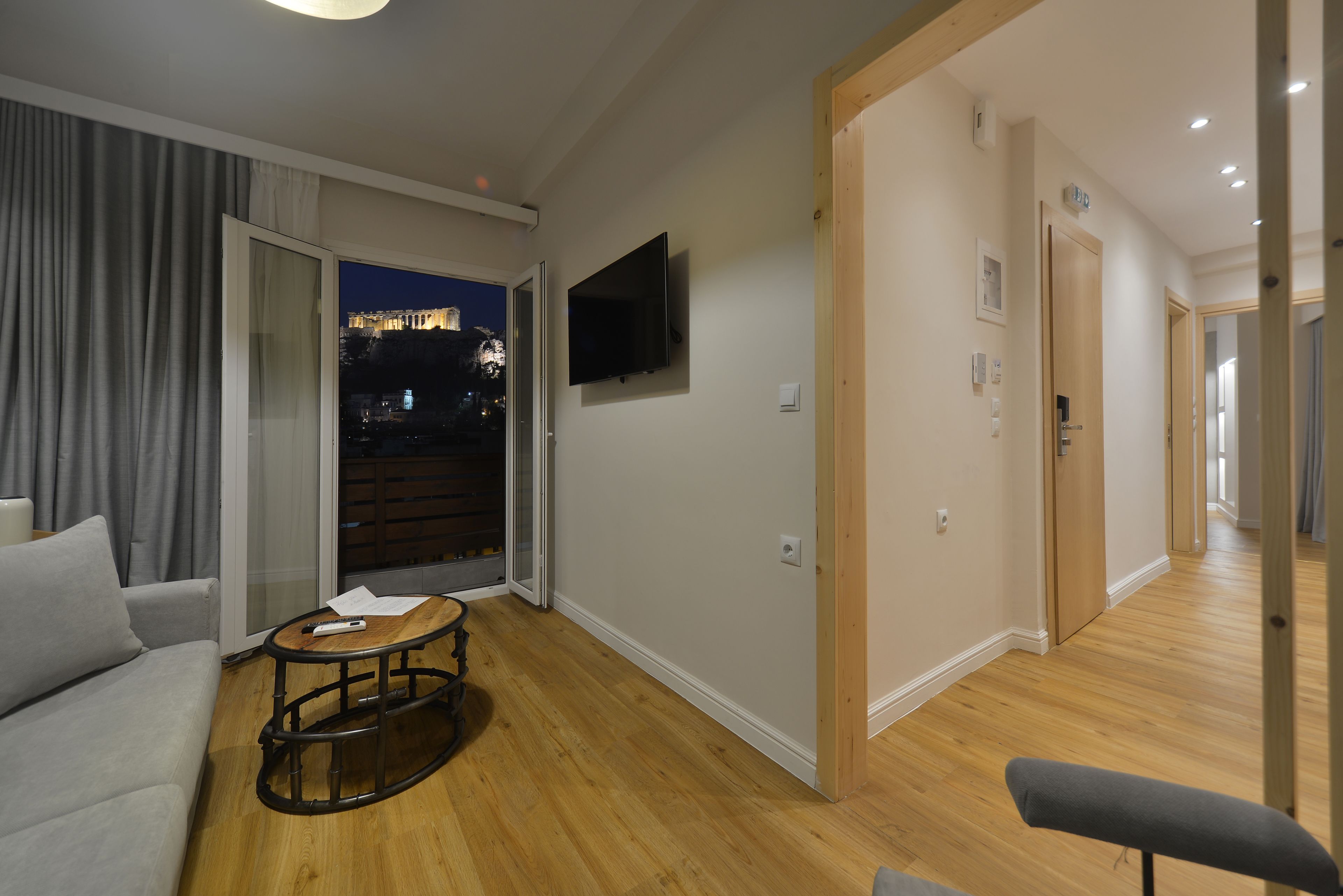 suite with panoramic acropolis & lycabettus view and hot tub | view from room