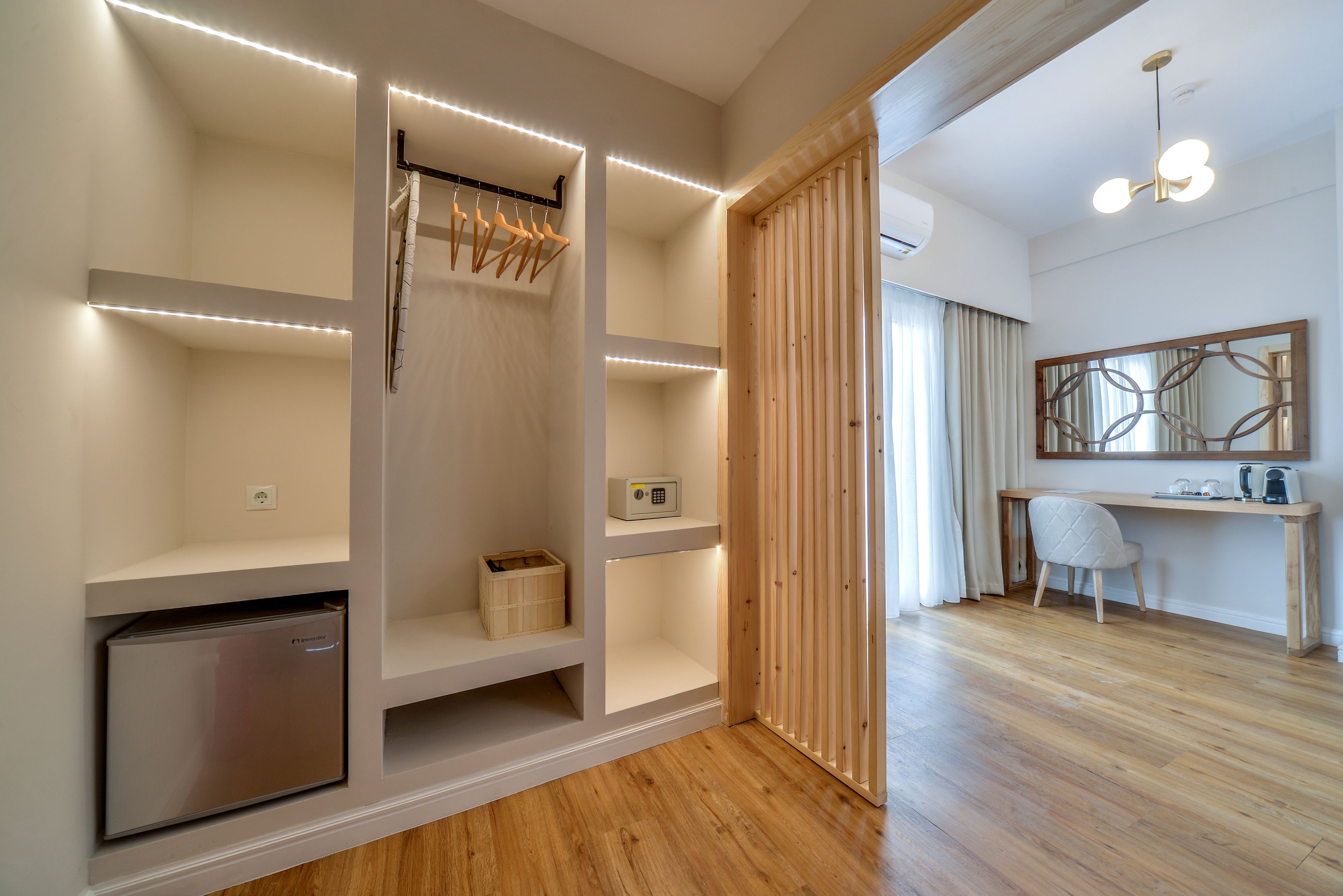 hypo-allergenic bedding, minibar, in-room safe, individually decorated