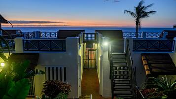 Vue depuis lâhĂ©bergement