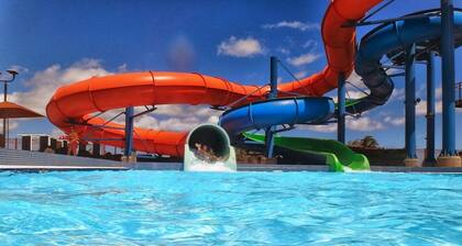 Air-conditioned detached villa with private heated pool and balneotherapy