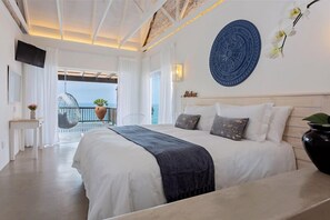 Minibar, decoración personalizada, muebles diferentes y wifi gratis 