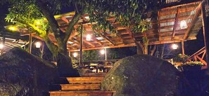 Front of property - evening/night - Lidwala Lodge  (Lobamba)