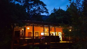 Front of property – evening/night