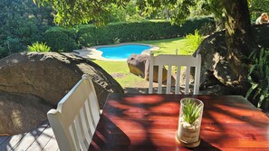 Outdoor dining - Lidwala Lodge  (Lobamba)