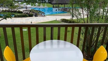 Family Apartment, Pool View | Outdoor dining