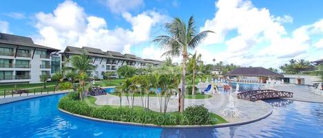 Family Apartment, Pool View | Pool | 3 outdoor pools, a heated pool