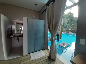 Iron/ironing board, free WiFi, bed sheets - Pousada Recanto El Shadday (Ubatuba)
