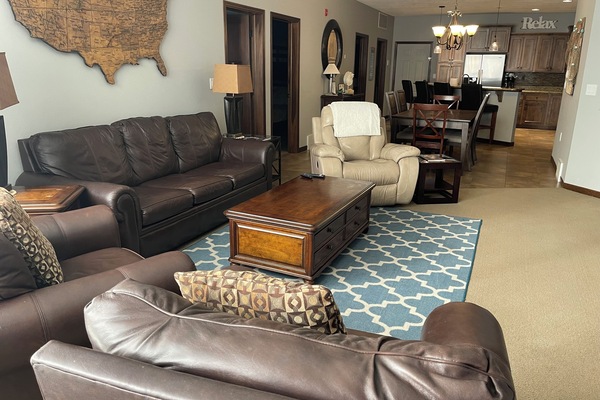 Living room to kitchen