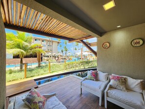 Deluxe-Apartment | Terrasse/Patio