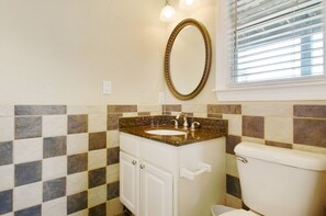 Douche, serviettes fournies