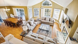 TV, DVD player, table football, ping pong - 1537 - Carolina Sunset - Soundside Sunsets w/ Pool, Hot Tub & Game Room (Corolla)