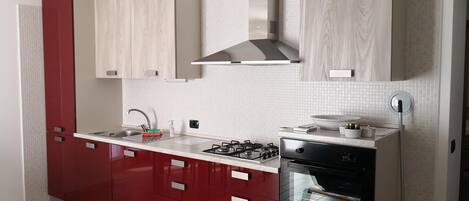 Kühlschrank, Ofen, Herdplatte, Geschirrspüler