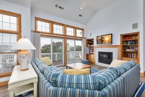 TV, DVD player, stereo