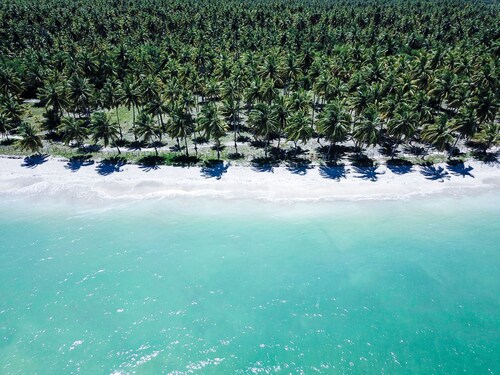 Wonderful apartment in Maragogi, with air conditioning and sea views in both bedrooms.