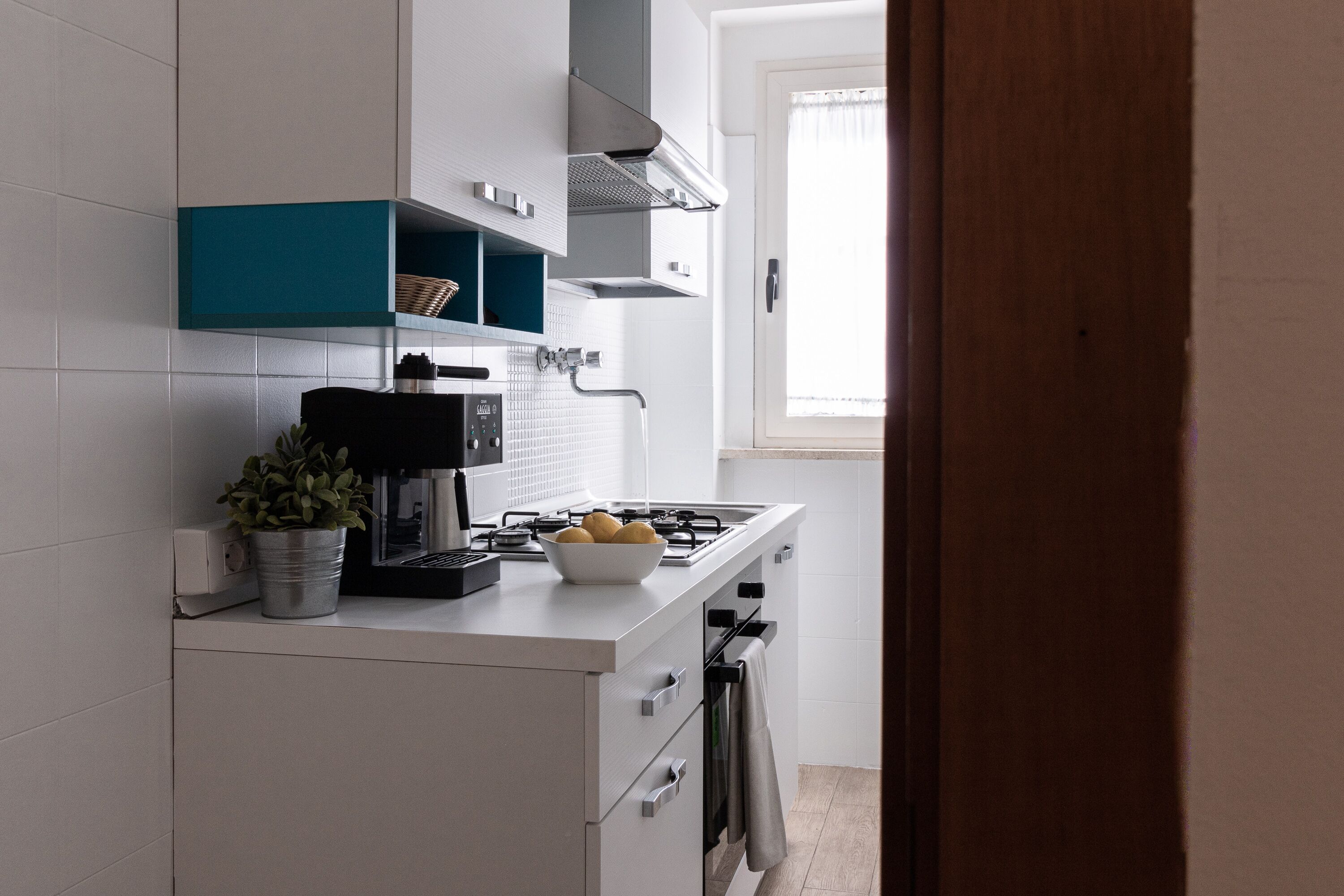 sea front with garden.