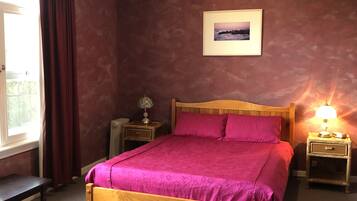 Blackout curtains, bed sheets