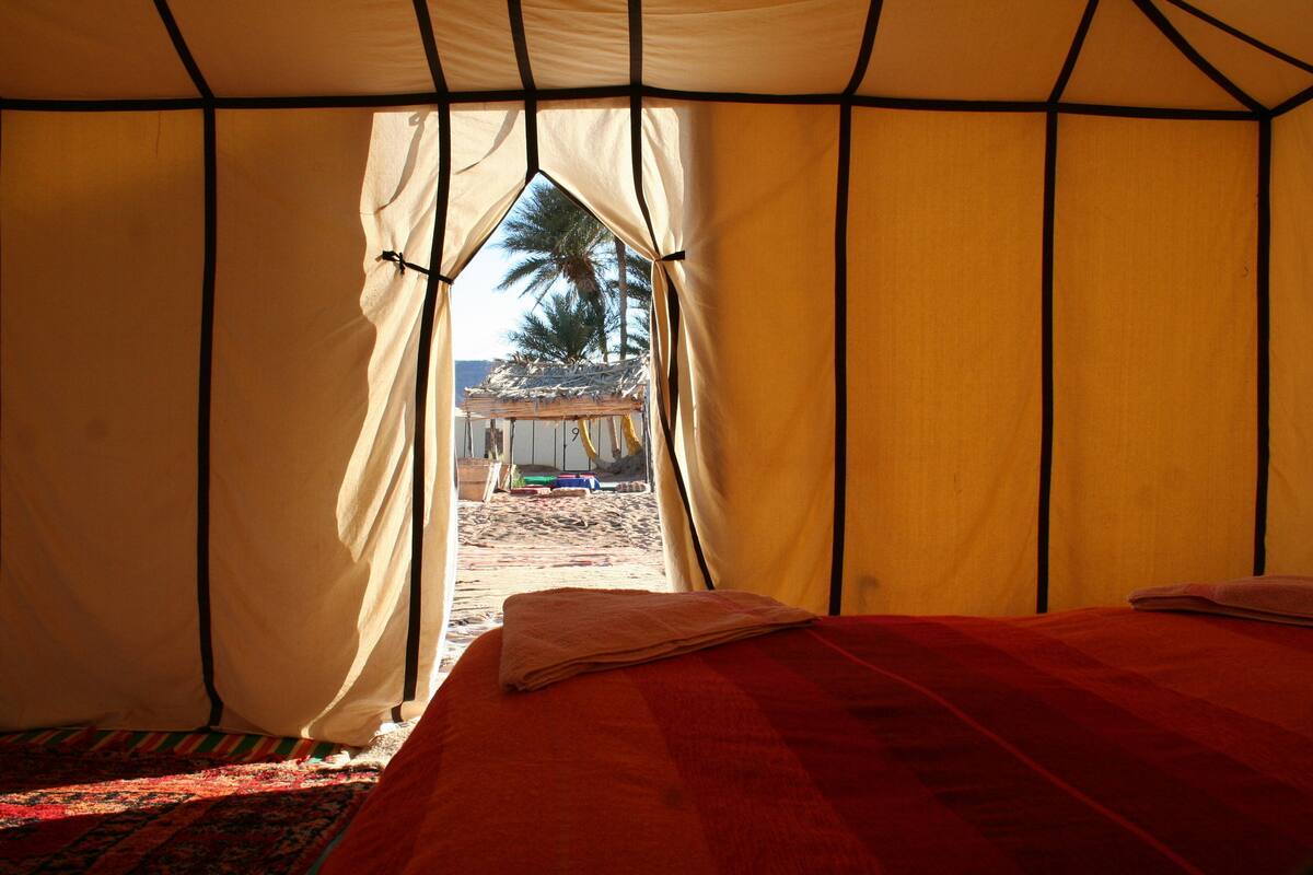 Tent, 1 tweepersoonsbed | Beddengoed