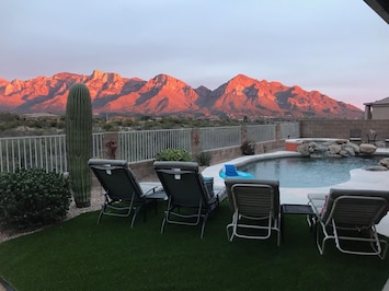 Sun Set on Southeast Mountains