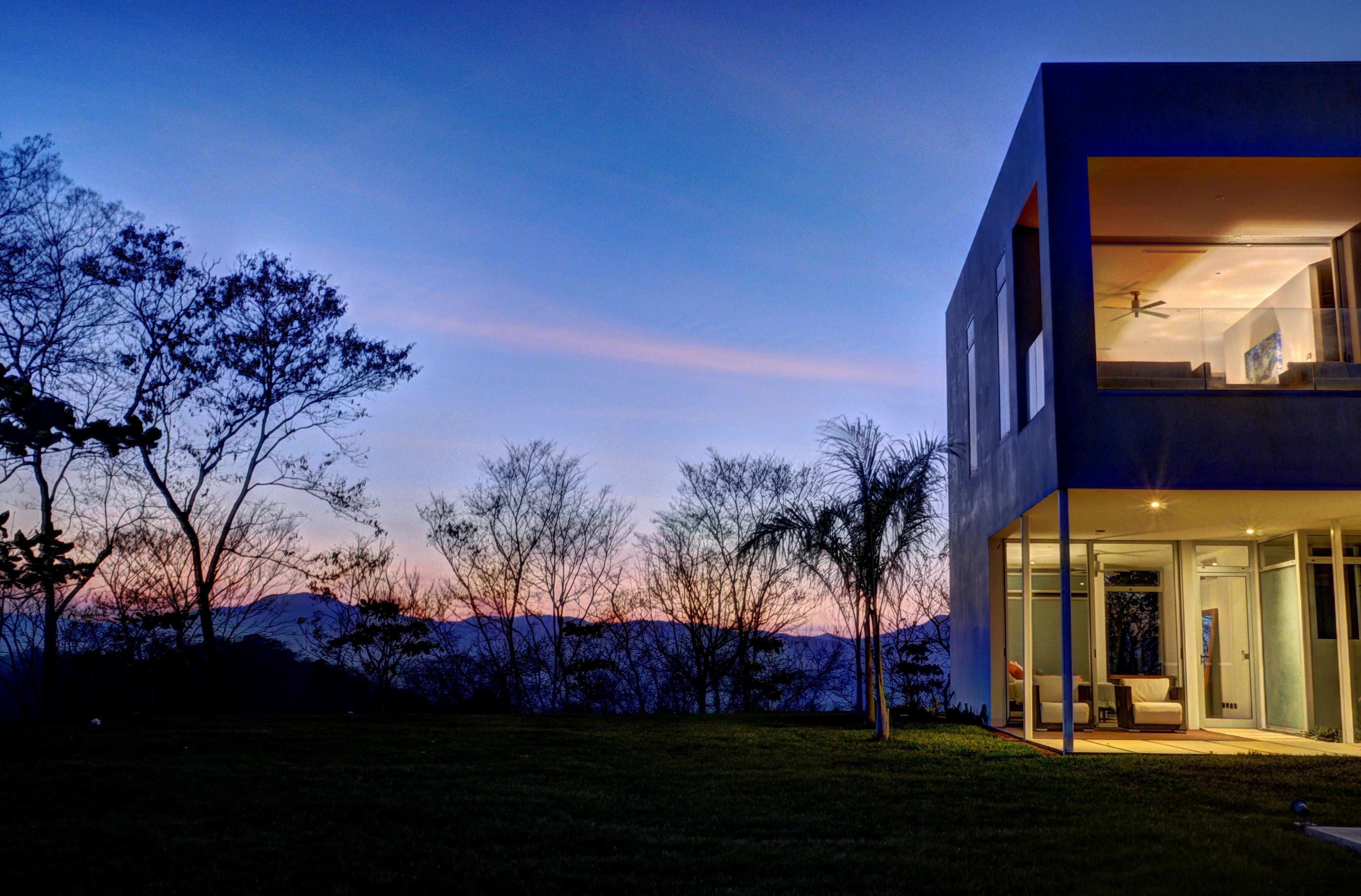 Front of property - evening/night