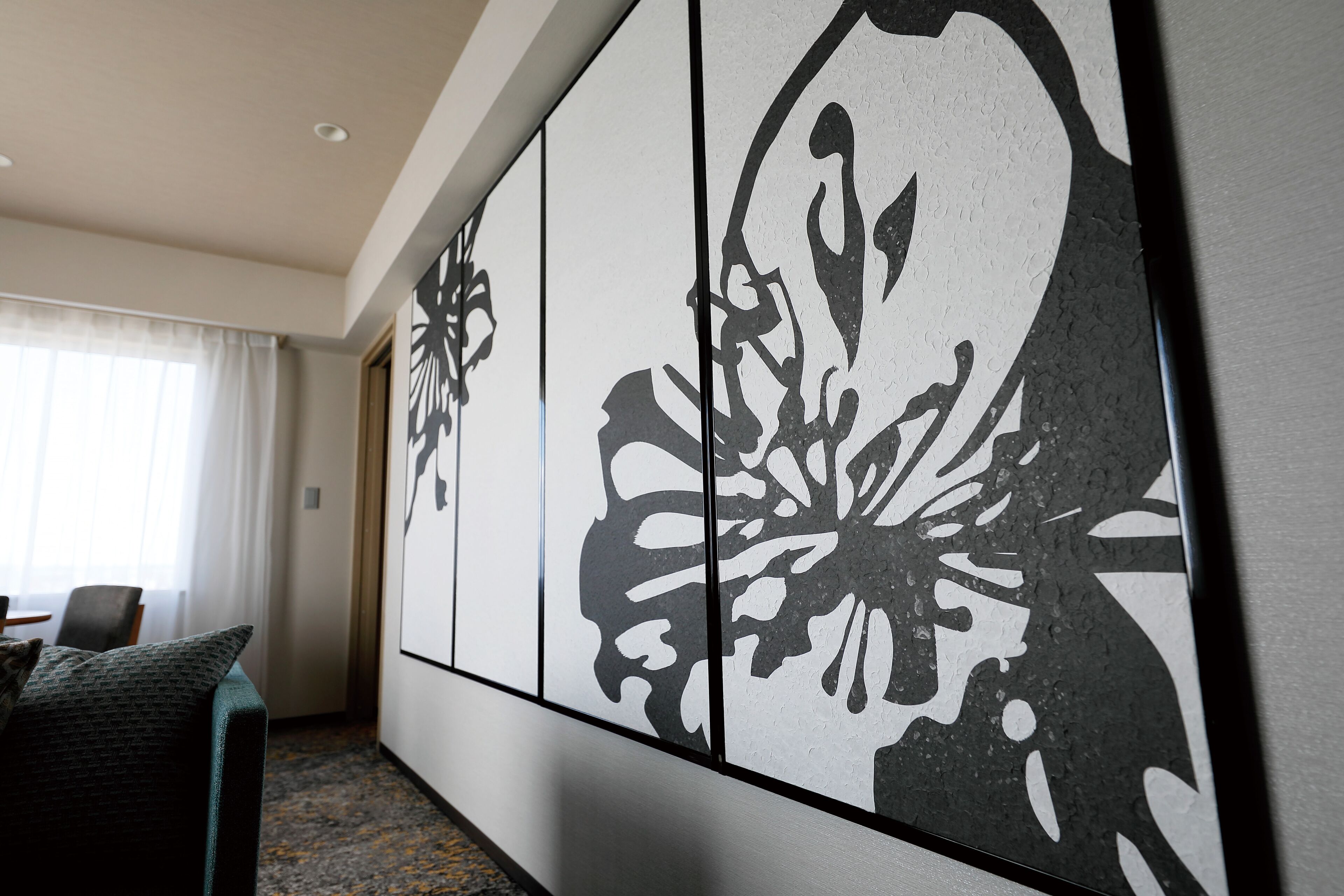 premium suite double room | living area | 50-inch flat-screen tv with satellite channels, tv, pay films