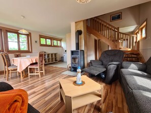 Télévision, cheminée