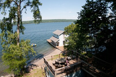 120 Feet of Private Beachfront