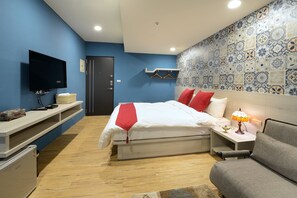 Habitació doble | Llençols de cotó egipci, roba de llit d'alta qualitat i cobrellits 