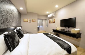Kamar Double | Seprai katun Mesir, seprai premium, dan selimut bulu angsa