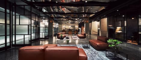 Sala de estar en el lobby
