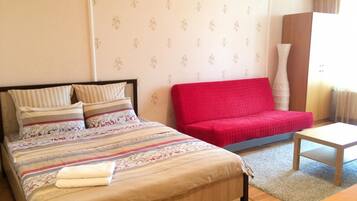 Apartment | Bügeleisen/Bügelbrett, kostenloses WLAN, Bettwäsche