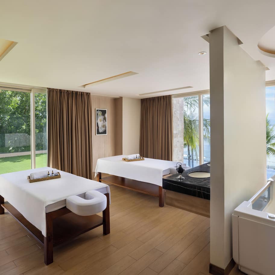 Body treatments, body wraps, body scrubs, facials