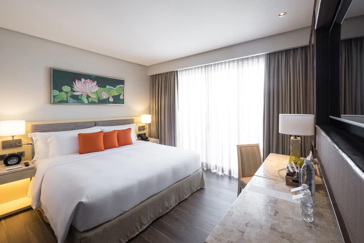 1 slaapkamer, hypoallergeen beddengoed, een minibar